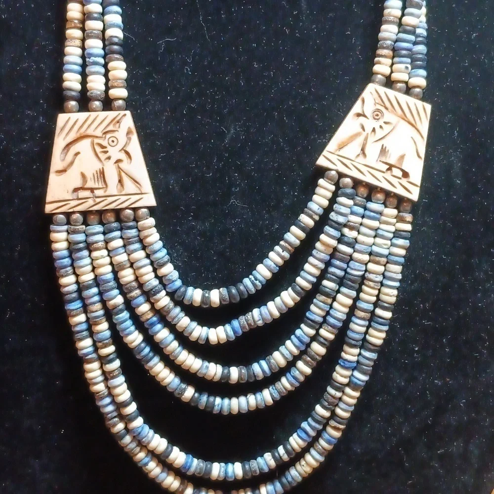 N/A beaded faux